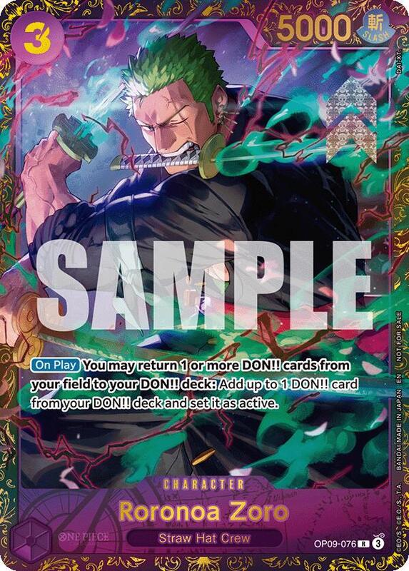 Roronoa Zoro (Championship 25-26 Regionals Season 1) , Promo OP09-076 1