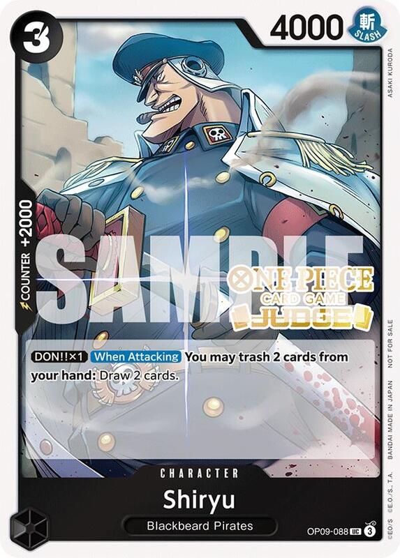 Shiryu (Judge Pack Vol. 5) , Promo OP09-088 1