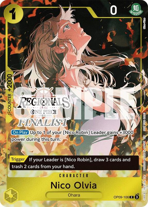Nico Olvia (Offline Regional Finalist Card Set 2025 Vol.1) , Promo OP09-106 1