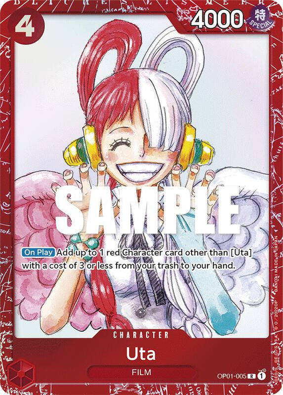 Uta (Premium Card Collection -ONE PIECE FILM RED Edition-) , Promo OP01-005 3
