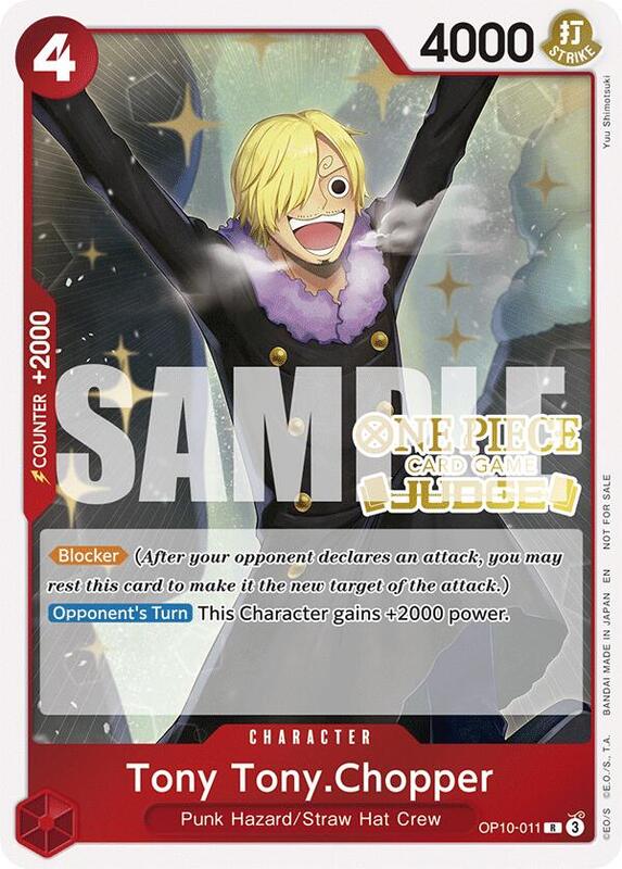 Tony Tony.Chopper (Judge Pack Vol. 6) , Promo OP10-011 1