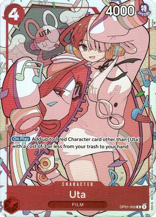 Uta - OP01-005 (Premium Card Collection -Uta-) , Promo OP01-005 4