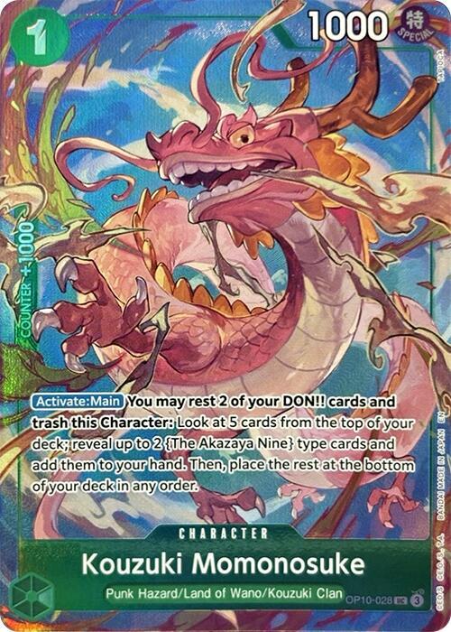 Kouzuki Momonosuke (Premium Card Collection -Best Selection Vol. 4-) , Promo OP10-028 1