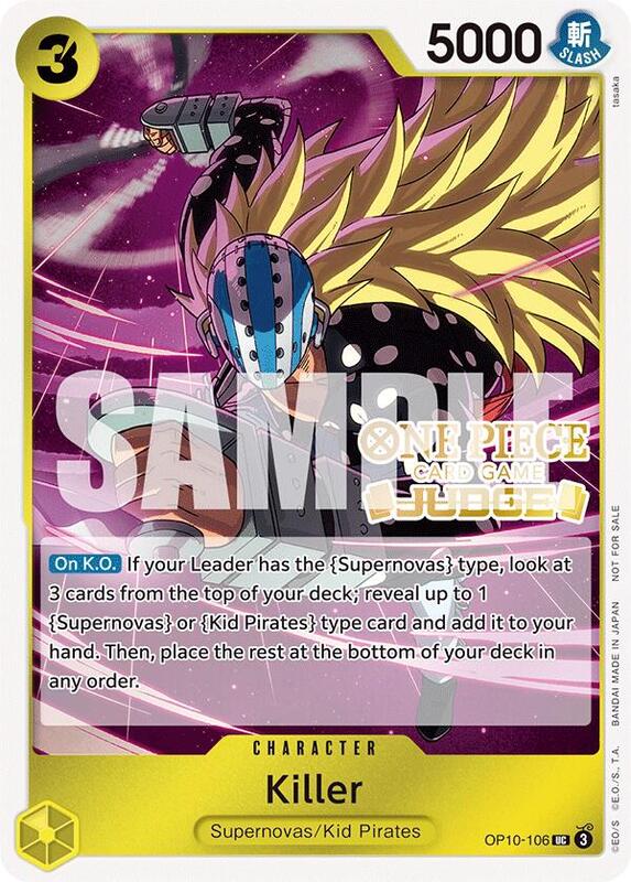 Killer (Judge Pack Vol. 5) , Promo OP10-106 1