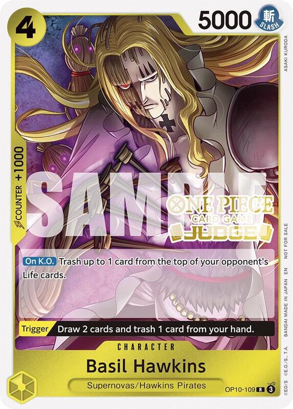 Basil Hawkins (Judge Pack Vol. 6) , Promo OP10-109 1