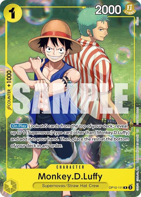 Monkey.D.Luffy (Learn Together Deck Set - Set Sail Event) , Promo OP10-111 1