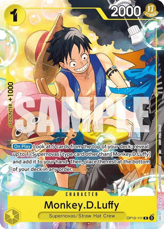 Monkey.D.Luffy (Welcome Pack 2026 Vol.1) , Promo OP10-111 3