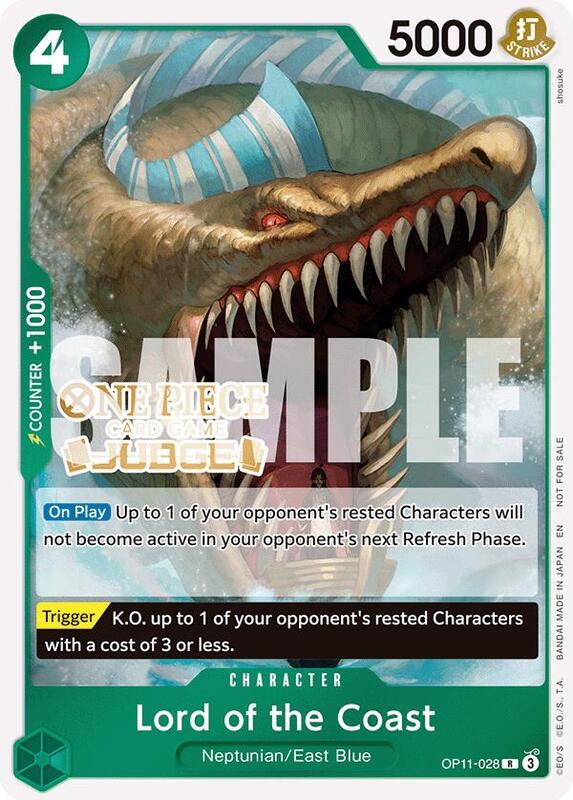 Lord of the Coast (Judge Pack Vol. 7) , Promo OP11-028 1