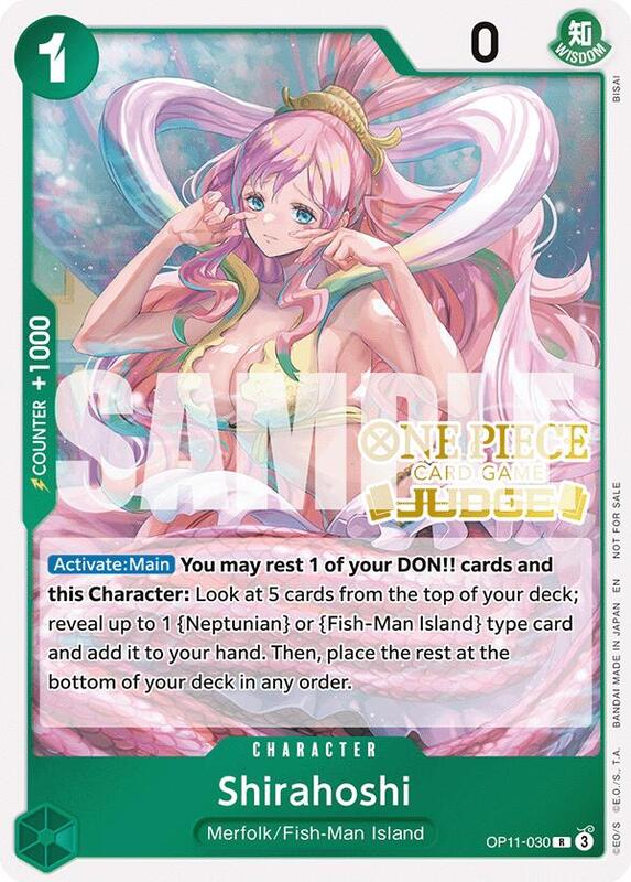 Shirahoshi (Judge Pack Vol. 7) , Promo OP11-030 1