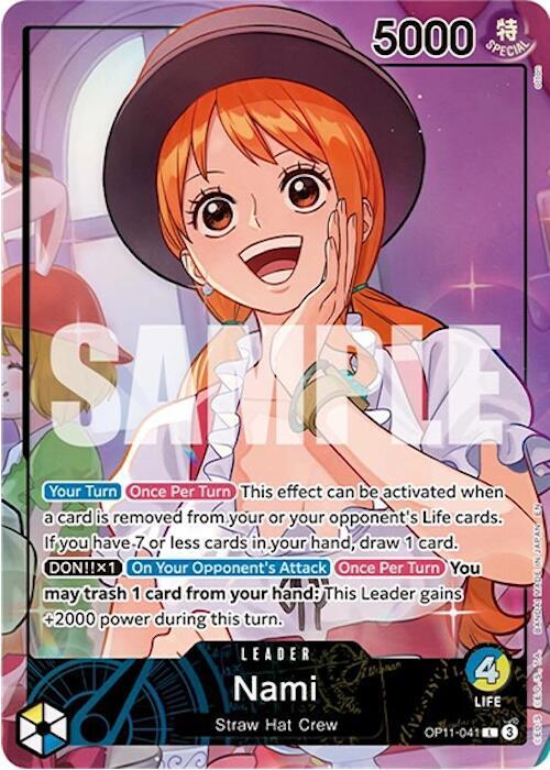 Nami (Whole Cake Island Arc) , Promo OP11-041 1