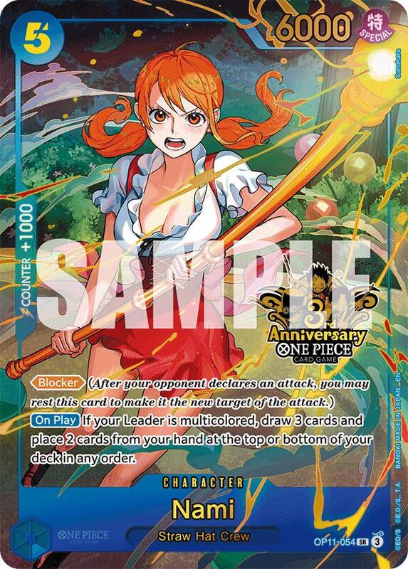 Nami (Japanese Version 3rd Anniversary Set) , Promo OP11-054 1