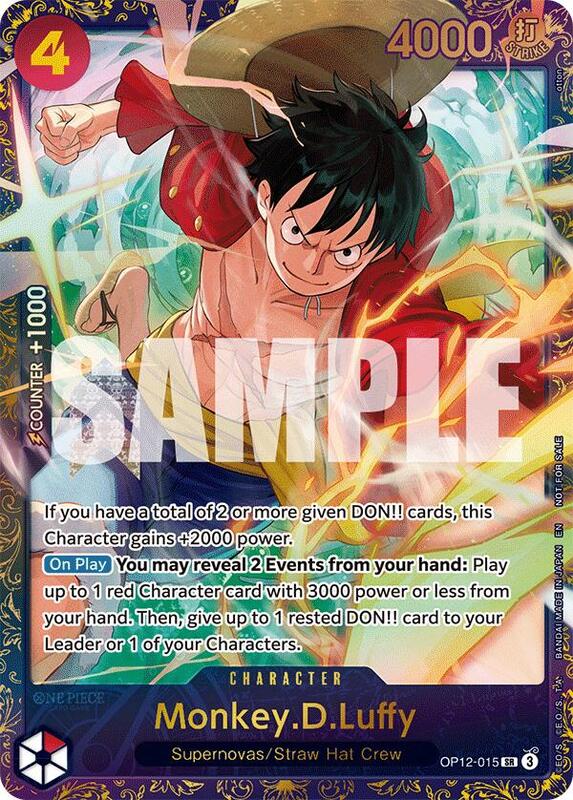 Monkey.D.Luffy (Treasure Cup 2025) , Promo OP12-015 1