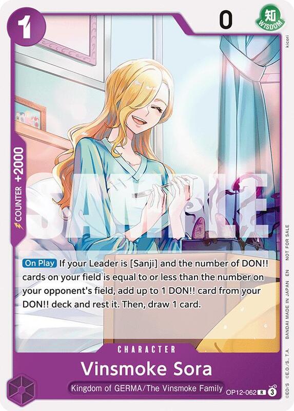 Vinsmoke Sora (Tournament Pack 2026 Vol. 1) , Promo OP12-062 1