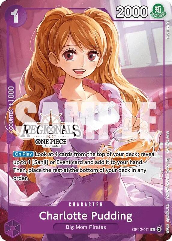 Charlotte Pudding (Regional Participation Pack 2026 Vol.1) , Promo OP12-071 1