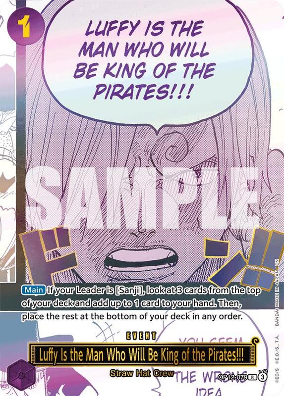 Luffy Is the Man Who Will Be King of the Pirates!!! (Japanese Version 3rd Anniversary Set) , Promo OP12-079 1
