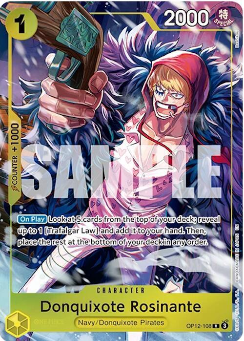 Donquixote Rosinante (Illustration Box Vol.6) , Promo OP12-108 1
