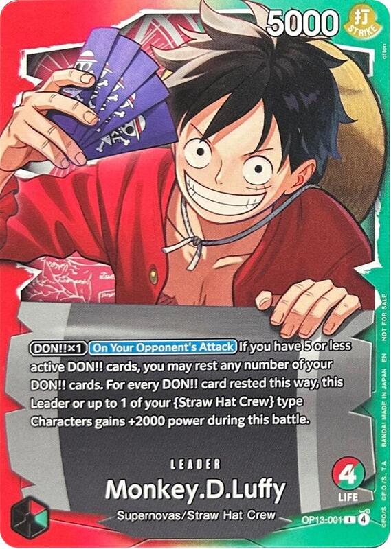 Monkey.D.Luffy - OP13-001 (Ichiban Kuji Exclusive) , Promo OP13-001 1