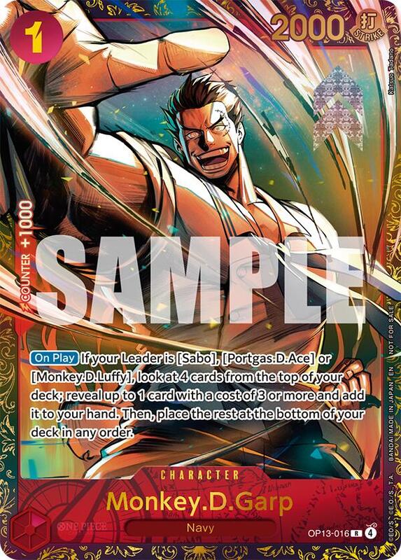 Monkey.D.Garp (Treasure Cup March 2026) , Promo OP13-016 1