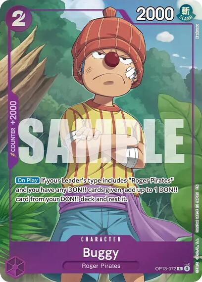 Buggy (Premium Card Collection -Best Selection Vol. 6-) , Promo OP13-072 1
