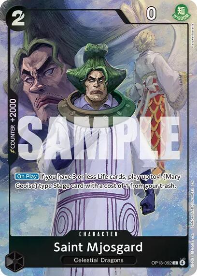 Saint Mjosgard (Premium Card Collection -Best Selection Vol. 6-) , Promo OP13-092 1