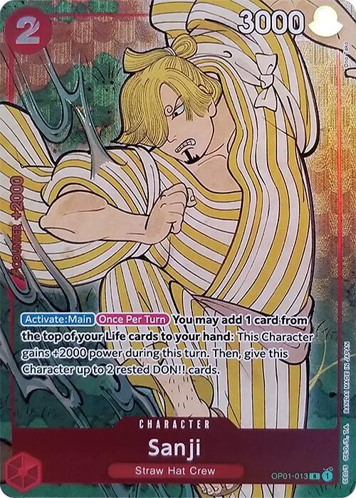 Sanji (English Version 1st Anniversary Set) , Promo OP01-013 2