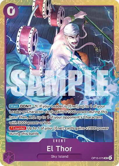 El Thor (Premium Card Collection -Best Selection Vol. 6-) , Promo OP15-075 1