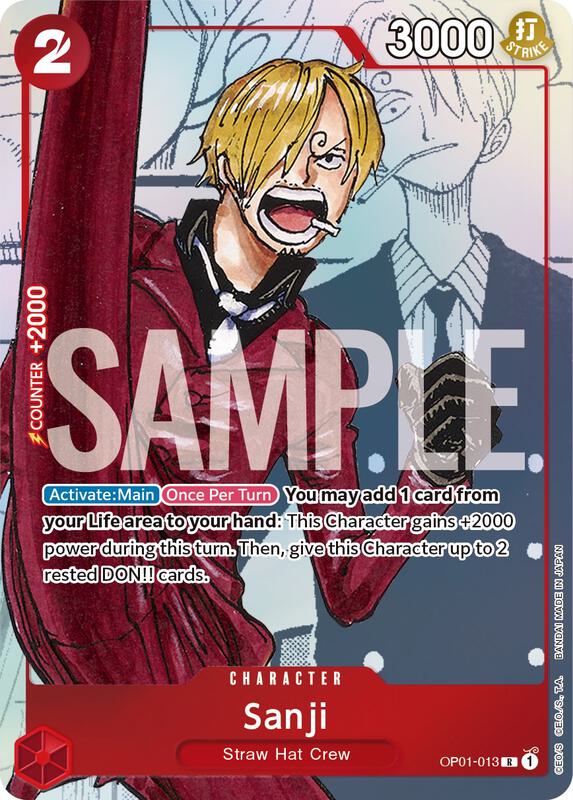 Sanji - OP01-013 (Alternate Art) , Promo OP01-013 4