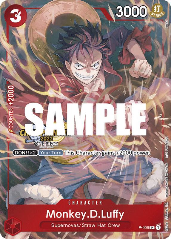 Monkey.D.Luffy (006) (CS 2023 Celebration Pack) , Promo P-006 1