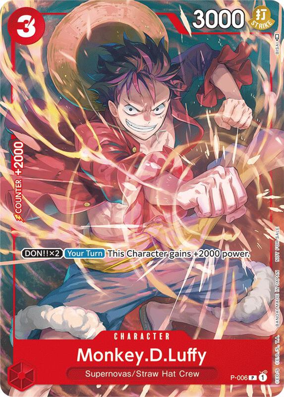 Monkey.D.Luffy - P-006 (Tournament Pack Vol. 1) , Promo P-006 3
