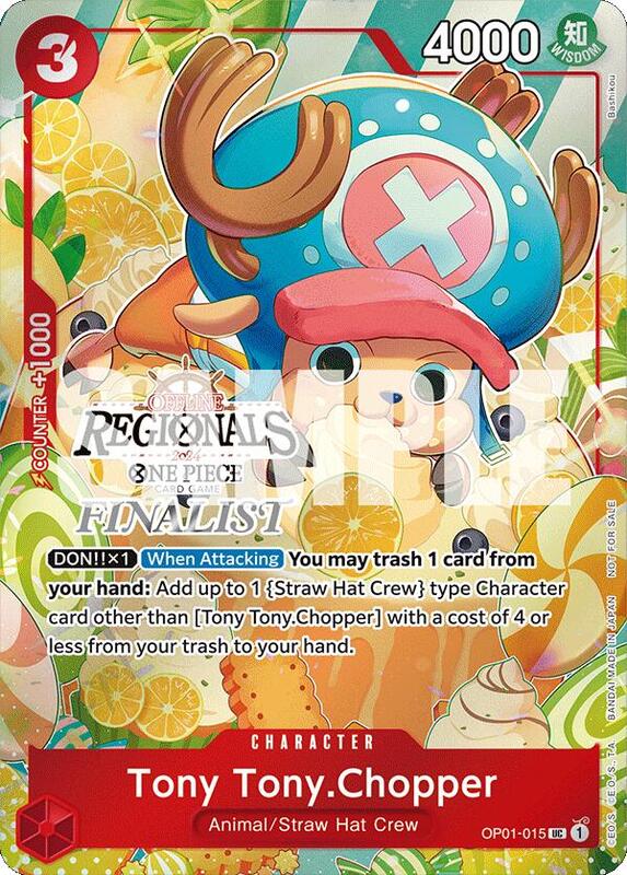 Tony Tony.Chopper (Offline Regional 2024 Vol. 3) [Finalist] , Promo OP01-015 2