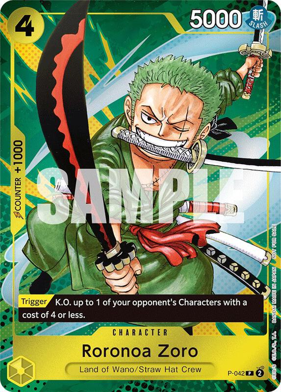 Roronoa Zoro (Event Pack Vol. 3) , Promo P-042 2