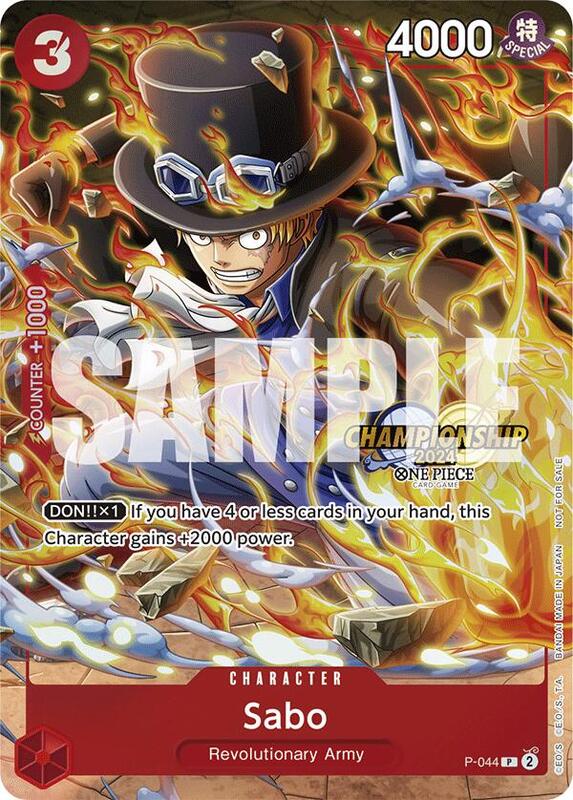 Sabo (CS 2024 Event Pack) , Promo P-044 1
