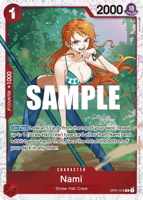 Nami - OP01-016 (Ultra Deck: The Three Captains) , Promo OP01-016 4