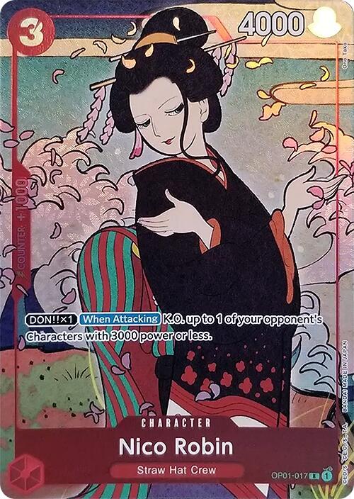 Nico Robin (English Version 1st Anniversary Set) , Promo OP01-017 1