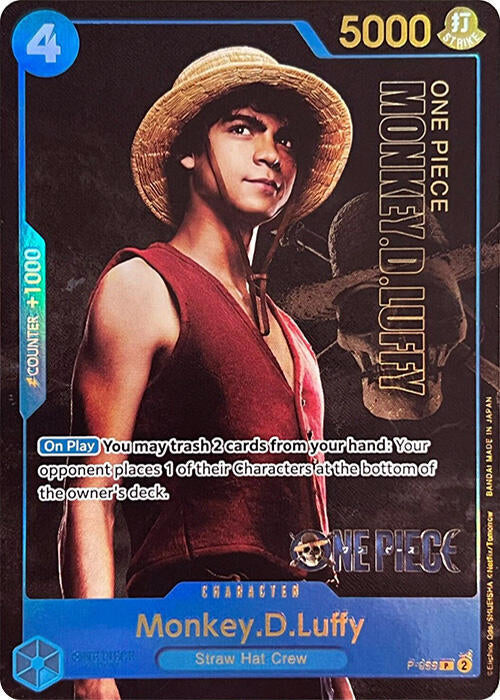 Monkey.D.Luffy (055) (Premium Card Collection -Live Action Edition-) , Promo P-055 2