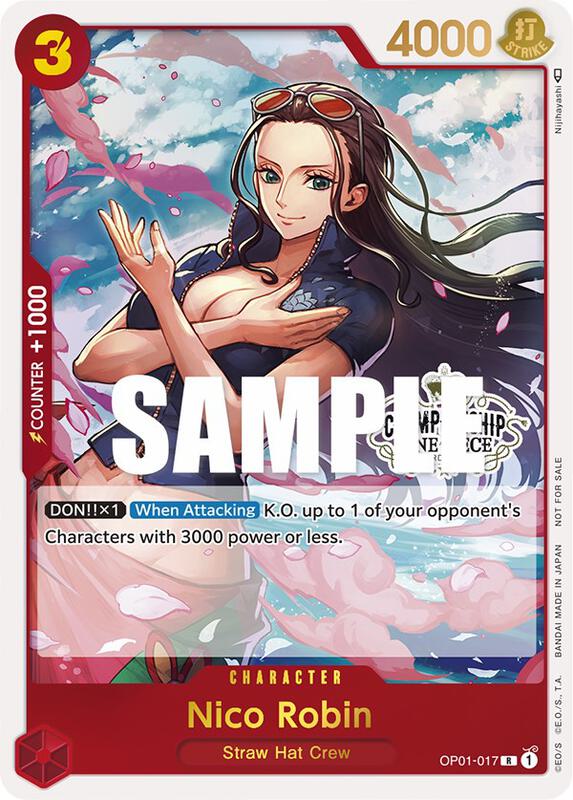Nico Robin (Store Championship 2023 Participation Pack Vol.1) , Promo OP01-017 3