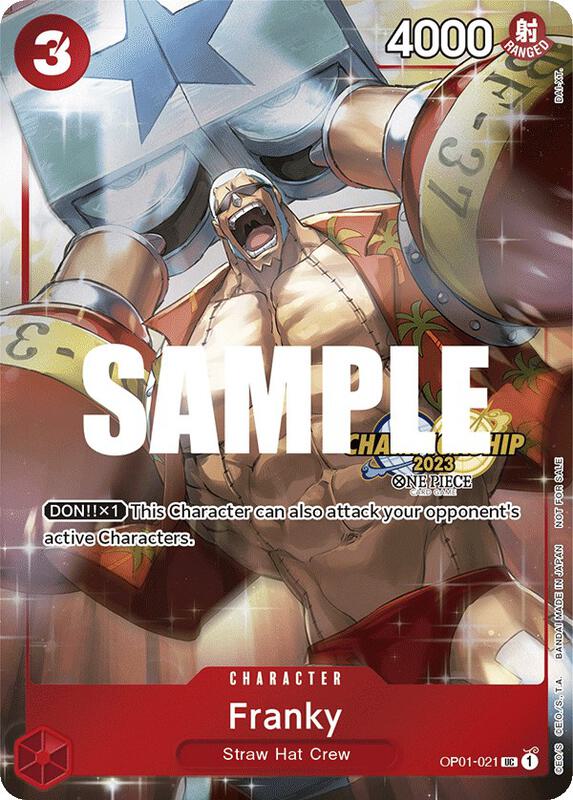 Franky (CS 2023 Celebration Pack) , Promo OP01-021 1