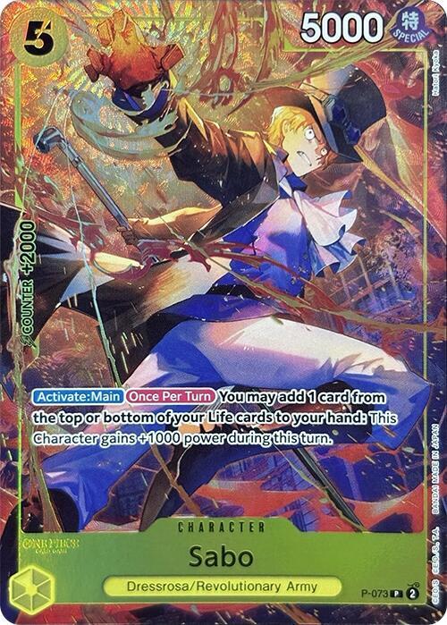 Sabo (Premium Card Collection -Best Selection Vol. 3-) , Promo P-073 1