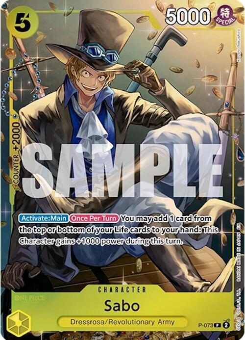 Sabo (Tin Pack Set Vol. 2) , Promo P-073 2