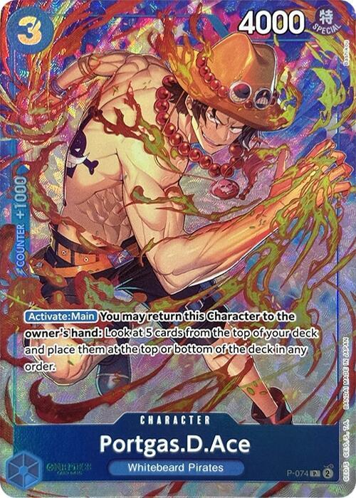 Portgas.D.Ace (Premium Card Collection -Best Selection Vol. 3-) , Promo P-074 1