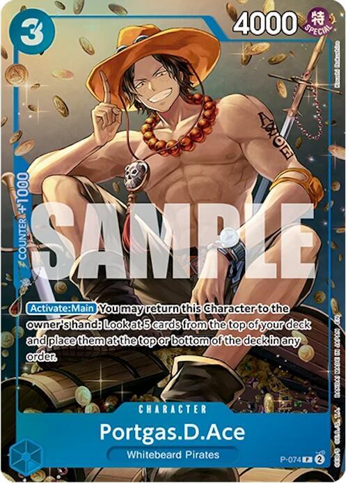 Portgas.D.Ace (Tin Pack Set Vol. 2) , Promo P-074 2