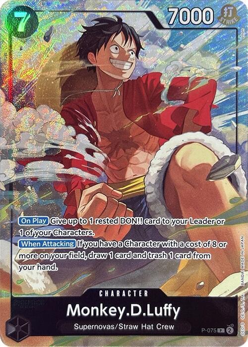 Monkey.D.Luffy (Premium Card Collection -Best Selection Vol. 3-) , Promo P-075 1