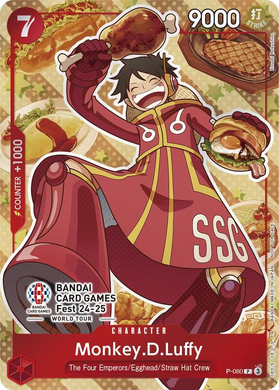 Monkey.D.Luffy (Bandai Card Games Fest 24-25) , Promo P-080 1