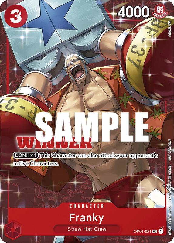 Franky (Tournament Pack Vol. 2) [Winner] , Promo OP01-021 5