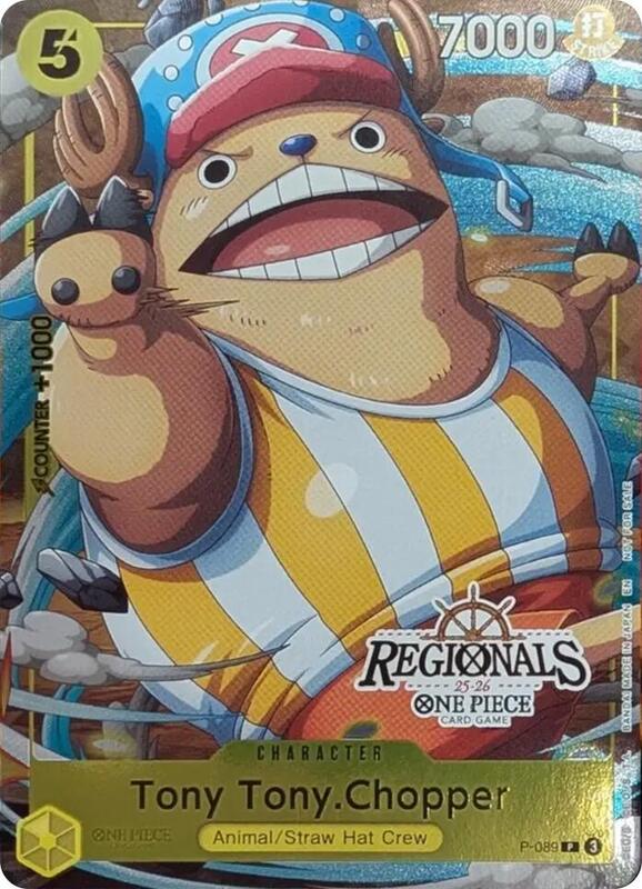 Tony Tony.Chopper (CS 25-26 Regionals Textured Chase Promo) , Promo P-089 1