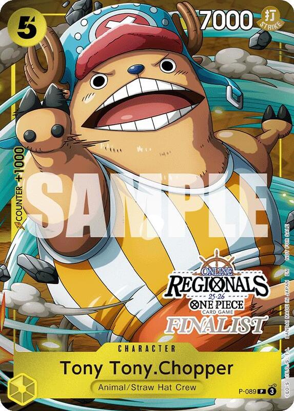 Tony Tony.Chopper (Online Regional Finalist Card Set 2025 Vol.2) , Promo P-089 4