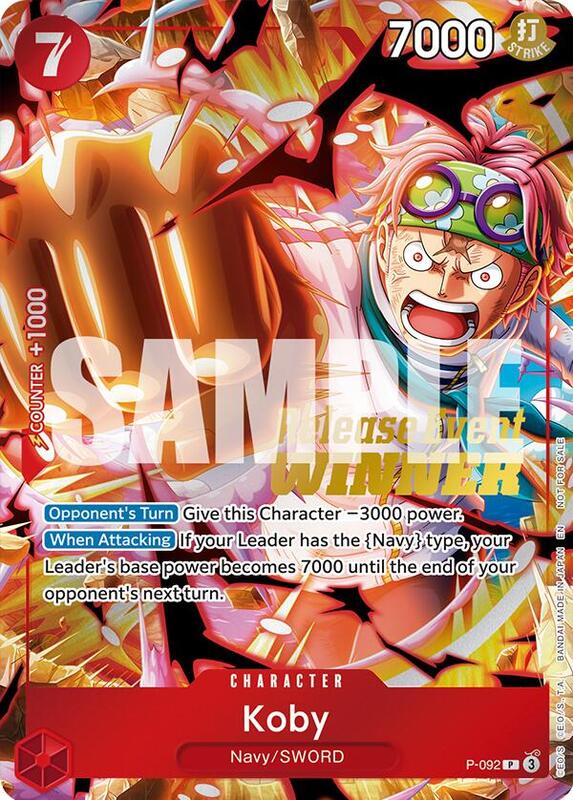 Koby (OP12 Release Event Winner) , Promo P-092 2
