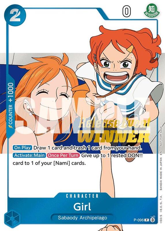 Girl (OP14 Release Event Winner) , Promo P-096 1