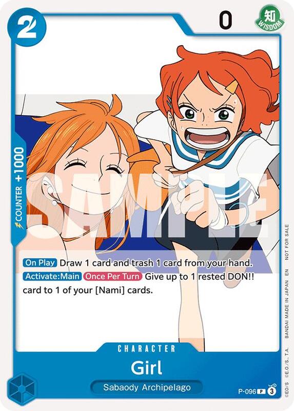 Girl (OP14 Release Event) , Promo P-096 2