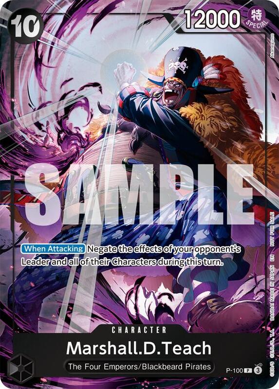 Marshall.D.Teach (Event Pack Vol. 8) , Promo P-100 1